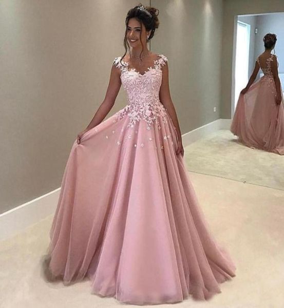 blush applique lace sheer neck prom dresses a line cap sleeves floor length arab custom formal evening gown robe 20196041123, Black
blush applique lace sheer neck prom dresses a line cap sleeves floor length arab custom formal evening gown robe 20196041123, Black