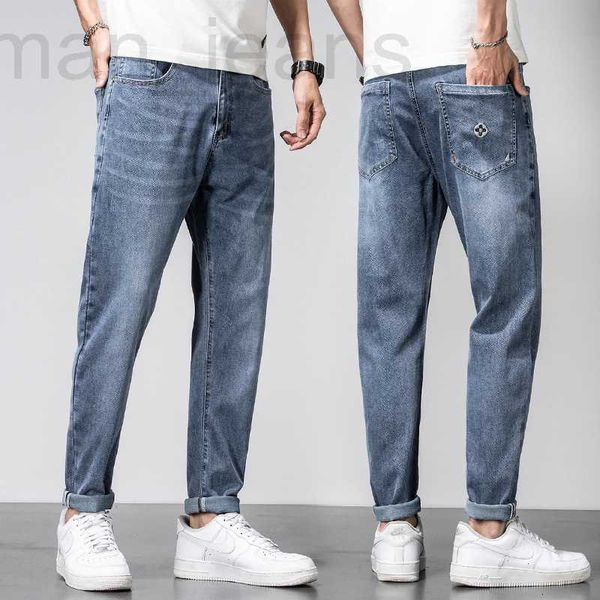 men's jeans designer men's loose fitting small straight tube thin style 2022 summer student casual long pants trend youth y3x5, Blue
men's jeans designer men's loose fitting small straight tube thin style 2022 summer student casual long pants trend youth y3x5, Blue