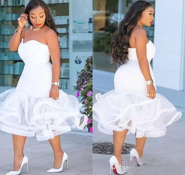 pure white women short prom dresses sweetheart mermaid tiered ruffles evening gowns tea length plus size formal party dresses chea5956198, Black
pure white women short prom dresses sweetheart mermaid tiered ruffles evening gowns tea length plus size formal party dresses chea5956198, Black