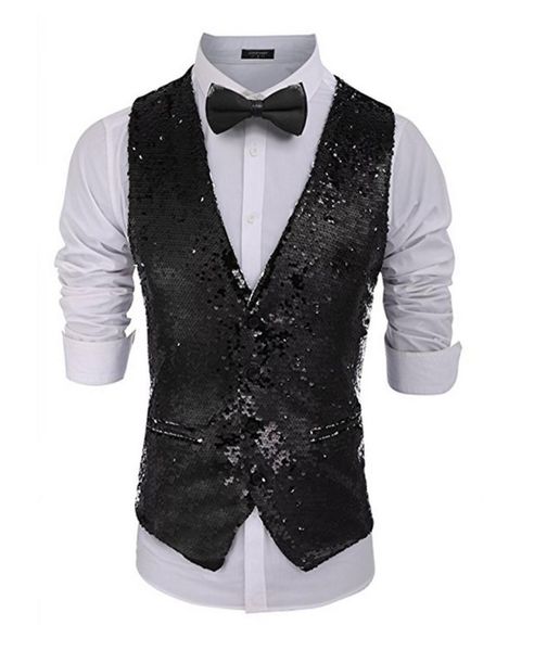 new arrival custom made sequins waistcoat fashion suits vest stage wear slim fit vests for men9034784, Black;gray
new arrival custom made sequins waistcoat fashion suits vest stage wear slim fit vests for men9034784, Black;gray