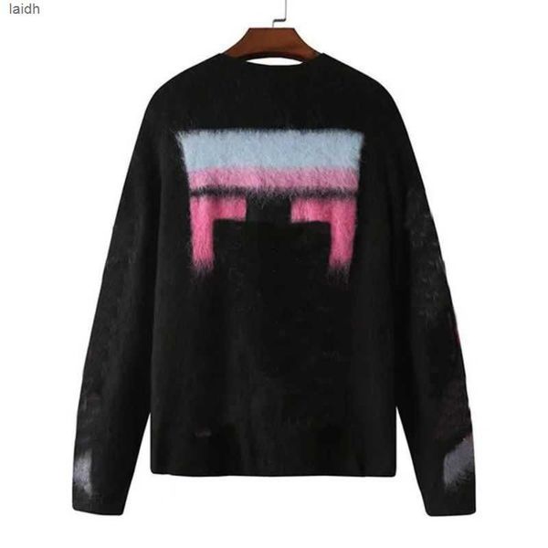 designers sweater mens womens arrow color gradient cardigan lover senior classic multicolor round neck autumn winter keep warm m2kv, Black
designers sweater mens womens arrow color gradient cardigan lover senior classic multicolor round neck autumn winter keep warm m2kv, Black