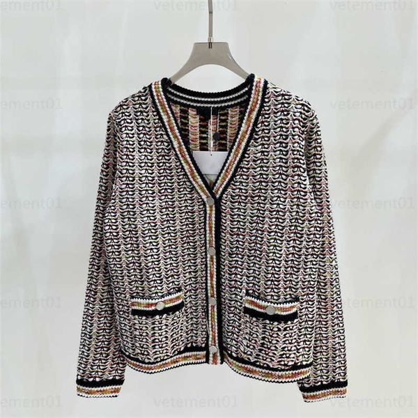 classic designers jacket for woman knit sweater high-quality colorful woven small fragrant wind long-sleeved cardigan v-neck jacket clothing, White;black
classic designers jacket for woman knit sweater high-quality colorful woven small fragrant wind long-sleeved cardigan v-neck jacket clothing, White;black