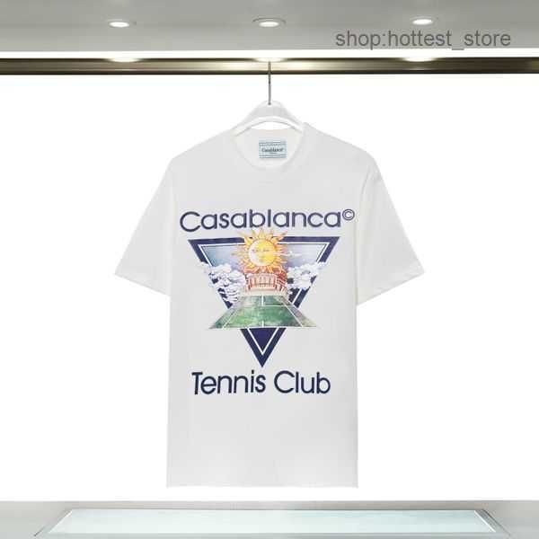 2023 casablanca t shirt mens t-shirts womens designer shirts short sleeves luxury brand clothes summer leisure breathable printed clothing 1, White;black
2023 casablanca t shirt mens t-shirts womens designer shirts short sleeves luxury brand clothes summer leisure breathable printed clothing 1, White;black