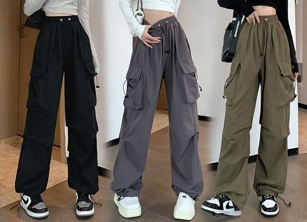 women's pants capris y2k women baggy trousers fall streetwear oversized pants vintage casual loose sweatpants women 230629, Black;white
women's pants capris y2k women baggy trousers fall streetwear oversized pants vintage casual loose sweatpants women 230629, Black;white