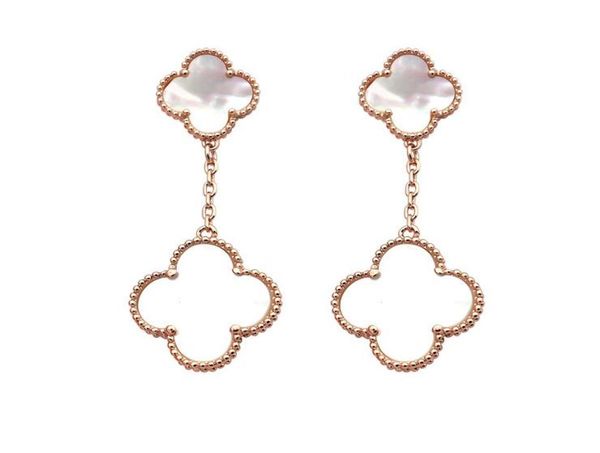fourleaf flower earrings black and white red and green shells double flower fourleaf clover earrings tide women039s fashion e2393832, Silver
fourleaf flower earrings black and white red and green shells double flower fourleaf clover earrings tide women039s fashion e2393832, Silver