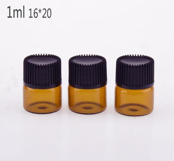 100pcslot 1ml 2ml 3ml 5ml glass essential oils bottle with black and white lid brown glass8358402
100pcslot 1ml 2ml 3ml 5ml glass essential oils bottle with black and white lid brown glass8358402