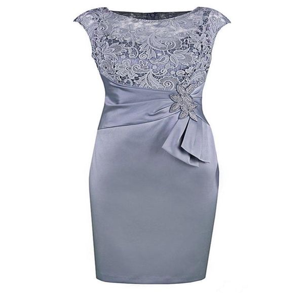 real po short sheath mother of the bride dress dress cap sleeve lace satin knee length party dress wedding guest gowns custom m9371593, Black;red
real po short sheath mother of the bride dress dress cap sleeve lace satin knee length party dress wedding guest gowns custom m9371593, Black;red