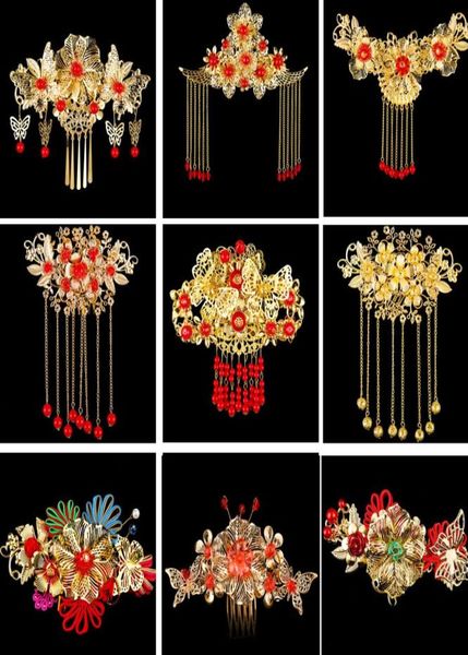 chinese wedding bridal headdress handmade bride crown gold plated headpiece xiuhe suit hair combs accessories5316248, Silver
chinese wedding bridal headdress handmade bride crown gold plated headpiece xiuhe suit hair combs accessories5316248, Silver