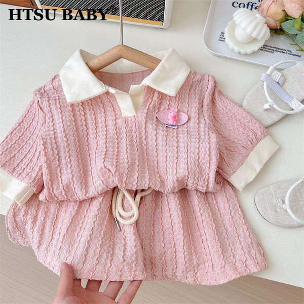 clothing sets htsu baby girls pink color suits polo neck short sleeve t shirt bandage elastic waist shorts children s breathable two piece s, White
clothing sets htsu baby girls pink color suits polo neck short sleeve t shirt bandage elastic waist shorts children s breathable two piece s, White