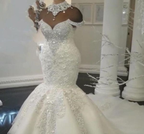 plus size lace luxury crystal wedding dresses 2019 arabic dubai mermaid bridal dresses lace beaded rhinestone wedding gowns high n7070112, White
plus size lace luxury crystal wedding dresses 2019 arabic dubai mermaid bridal dresses lace beaded rhinestone wedding gowns high n7070112, White
