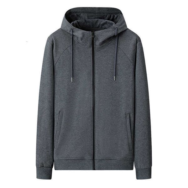 hooded men's sweater spring and autumn loose cotton sportswear solid color cardigan zipper coat men, Black
hooded men's sweater spring and autumn loose cotton sportswear solid color cardigan zipper coat men, Black
