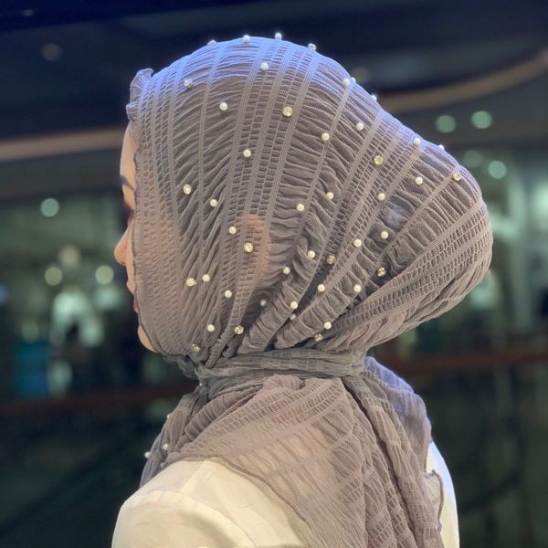 wide brim hats bucket muslim chiffon scarf hijabs cap easy to wear head wrap soft breatheble pearl pleated crinkle hijab scarves cover for s, Blue;gray
wide brim hats bucket muslim chiffon scarf hijabs cap easy to wear head wrap soft breatheble pearl pleated crinkle hijab scarves cover for s, Blue;gray