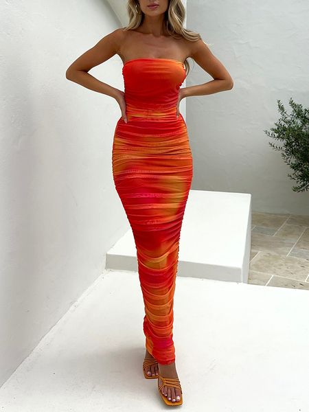 basic casual dresses women's summer strapless tie-dye print cocktail party club dress sleeveless bodycon long dress 230629, Black;gray
basic casual dresses women's summer strapless tie-dye print cocktail party club dress sleeveless bodycon long dress 230629, Black;gray