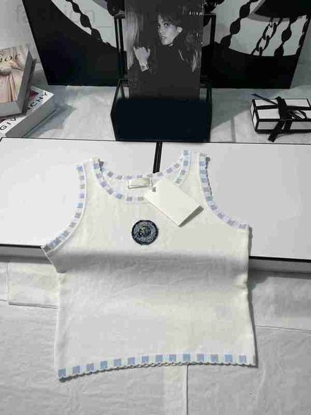 women's tanks & camis designer luxury designer 2023 summer women o-neck knit tank street wear sleeveless cropped for female casual, White
women's tanks & camis designer luxury designer 2023 summer women o-neck knit tank street wear sleeveless cropped for female casual, White