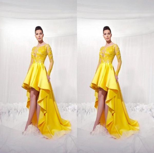 2022 yellow short front long back homecoming dresses with illusion long sleeves modest applique high low prom party gowns for girl3436355, Blue;pink
2022 yellow short front long back homecoming dresses with illusion long sleeves modest applique high low prom party gowns for girl3436355, Blue;pink