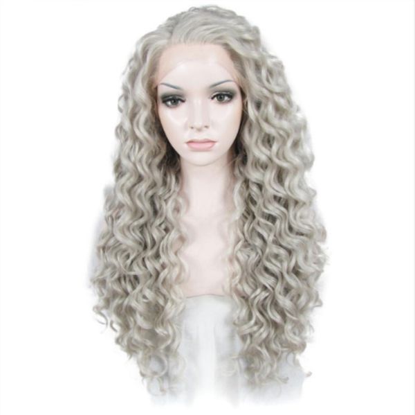 gray long kinky curly wig lace front wigs women heat resistant fiber hair glueless grey color synthetic lace wig cosplay2753265, Black
gray long kinky curly wig lace front wigs women heat resistant fiber hair glueless grey color synthetic lace wig cosplay2753265, Black