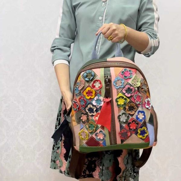 backpack style fengxin handmade spliced lingge leather women's bag fragmented flower colored 230619
backpack style fengxin handmade spliced lingge leather women's bag fragmented flower colored 230619