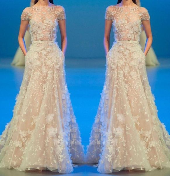 elie saab dresses evening wear illusion 2017 beads 3d floral appliqued short sleeve prom gowns tulle long formal party dres2758055, Black;red
elie saab dresses evening wear illusion 2017 beads 3d floral appliqued short sleeve prom gowns tulle long formal party dres2758055, Black;red