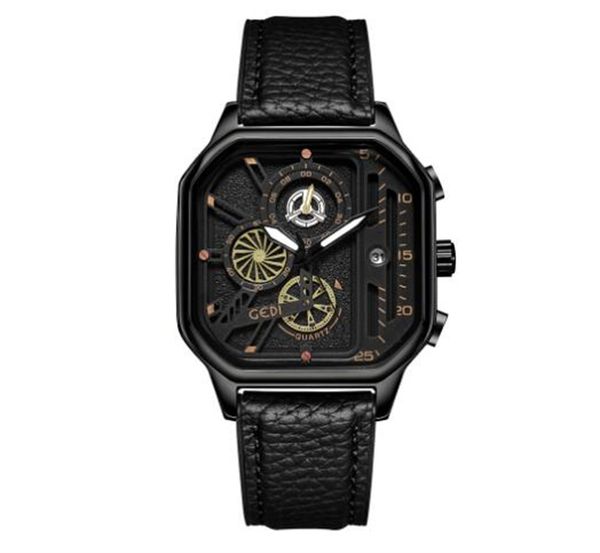 2023 advanced square dial with fashionable trend and luminous timer for men's belt waterproof quartz watch, Slivery;golden
2023 advanced square dial with fashionable trend and luminous timer for men's belt waterproof quartz watch, Slivery;golden