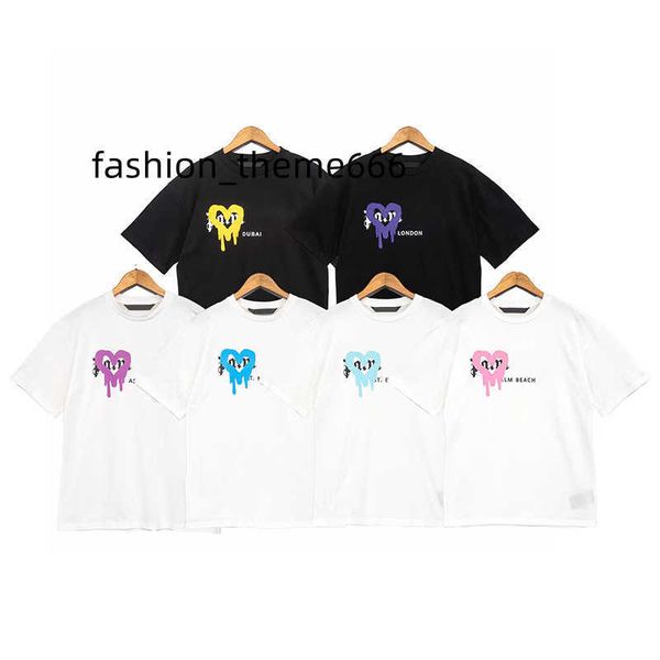 mens designer tshirt men's t-shirts palms spray love heart print short-sleeved t shirt fashion angels women graphic tees, White;black
mens designer tshirt men's t-shirts palms spray love heart print short-sleeved t shirt fashion angels women graphic tees, White;black