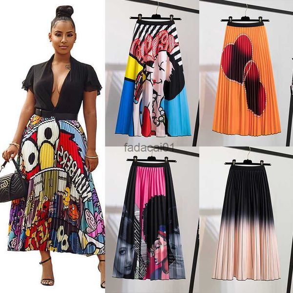 pleated skirt women summer 2022 new print cartoon pattern elastic women skirt big swing party holiday high waist skirts l230621, Black
pleated skirt women summer 2022 new print cartoon pattern elastic women skirt big swing party holiday high waist skirts l230621, Black
