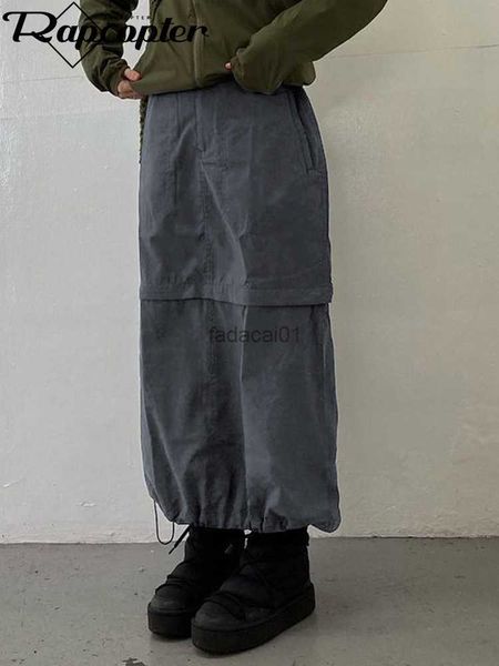 rapcopter y2k grey retro long skirts prepply baggy cargo patchwork ruched midi skirts women streetwear pockets korean skirts 90s l230621, Black
rapcopter y2k grey retro long skirts prepply baggy cargo patchwork ruched midi skirts women streetwear pockets korean skirts 90s l230621, Black
