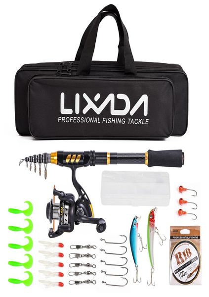 whole telescopic fishing rod reel combo full kit fishing rod gear spinning reel line lures hooks with bag for vara de pesca6068750
whole telescopic fishing rod reel combo full kit fishing rod gear spinning reel line lures hooks with bag for vara de pesca6068750