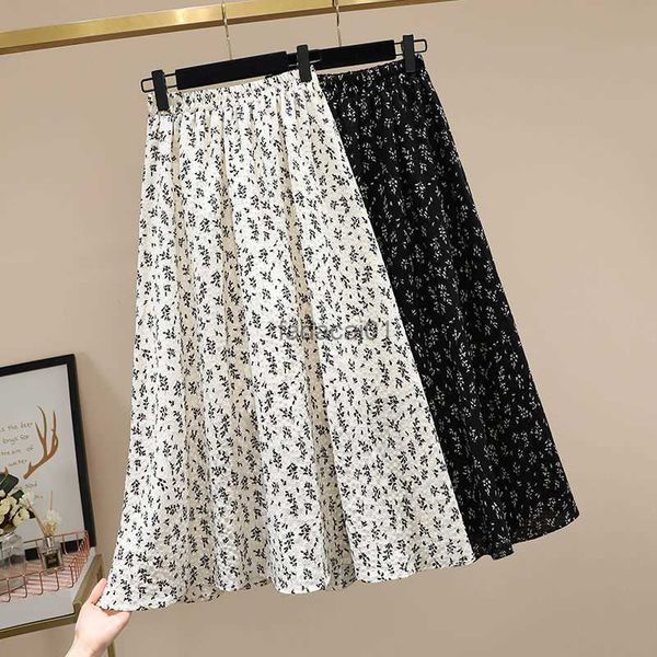 summer women floral print long skirt japan style high elastic waist mid calf loose aline skirt female casual elegant skirt l230621, Black
summer women floral print long skirt japan style high elastic waist mid calf loose aline skirt female casual elegant skirt l230621, Black