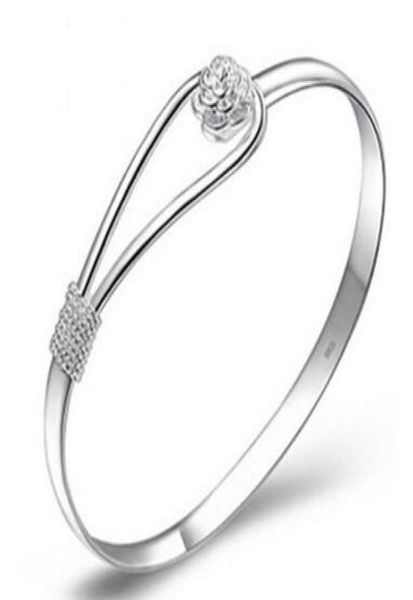 charm bangle rose bracelets 925 sterling silver rose flower cuff bracelet fashion bangle for women jewelry6635526, Black
charm bangle rose bracelets 925 sterling silver rose flower cuff bracelet fashion bangle for women jewelry6635526, Black