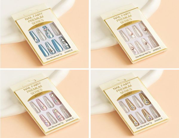 false nails 24pcs long ballet with jelly glue marble smudge rhinestone design fake nail art wearable press on tips9636702, Red;gold
false nails 24pcs long ballet with jelly glue marble smudge rhinestone design fake nail art wearable press on tips9636702, Red;gold