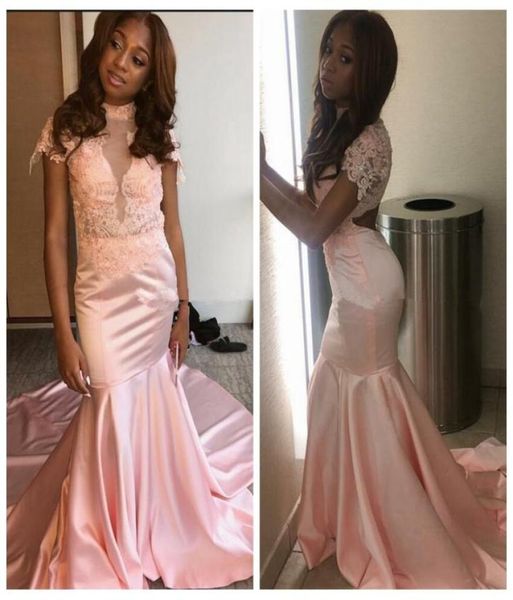 african mermaid prom dresses long 2018 backless cap sleeves lace appliques sweep train arabic evening party pageant gowns4804361, Black
african mermaid prom dresses long 2018 backless cap sleeves lace appliques sweep train arabic evening party pageant gowns4804361, Black