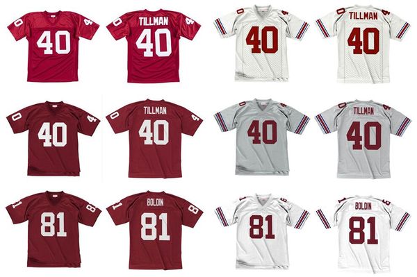 stitched football jersey 40 pat tillman 81 anquan boldin 2000-2003 red mitchell & ness retro rugby jerseys men women youth s-6xl, Black;red
stitched football jersey 40 pat tillman 81 anquan boldin 2000-2003 red mitchell & ness retro rugby jerseys men women youth s-6xl, Black;red
