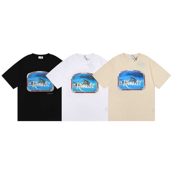 men's t-shirt designer summer new american street rhude lone wolf hd print hip-hop men and women with the same paragraph casual loose s, White;black
men's t-shirt designer summer new american street rhude lone wolf hd print hip-hop men and women with the same paragraph casual loose s, White;black