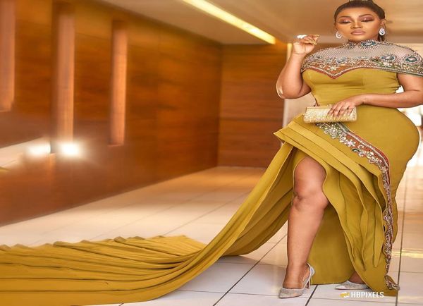 arabic aso ebi gold luxurious evening dresses beaded crystals prom dresses high split formal party second reception gowns zj27692170, Black
arabic aso ebi gold luxurious evening dresses beaded crystals prom dresses high split formal party second reception gowns zj27692170, Black