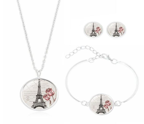 new 5setvintage jewelry set with silver plated glass cabochon eiffel tower shaped choker necklace earring bracelet set for chi2127843, Red;brown
new 5setvintage jewelry set with silver plated glass cabochon eiffel tower shaped choker necklace earring bracelet set for chi2127843, Red;brown