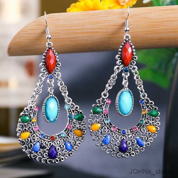 stud vintage texture silver water drop earrings hollow inlaid acrylic hook earrings for women ethnic r230630, Golden;silver
stud vintage texture silver water drop earrings hollow inlaid acrylic hook earrings for women ethnic r230630, Golden;silver