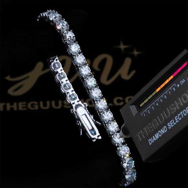 3mm hip-hop 925 silver moissanite diamond tennis bracelet tide brand personalized custom men's bracelet jewelry wholesale
3mm hip-hop 925 silver moissanite diamond tennis bracelet tide brand personalized custom men's bracelet jewelry wholesale