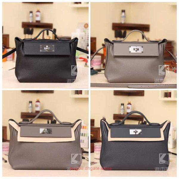h home designer tote bags handmade 2424mini dumpling bag diagonal cross portable mini women's togo leather with real logo
h home designer tote bags handmade 2424mini dumpling bag diagonal cross portable mini women's togo leather with real logo