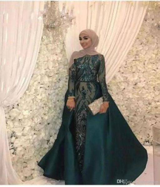 amazing long sleeves green prom dresses 2019 new mermaid detachable train holidays graduation wear evening party gowns custom made4654591, Black
amazing long sleeves green prom dresses 2019 new mermaid detachable train holidays graduation wear evening party gowns custom made4654591, Black