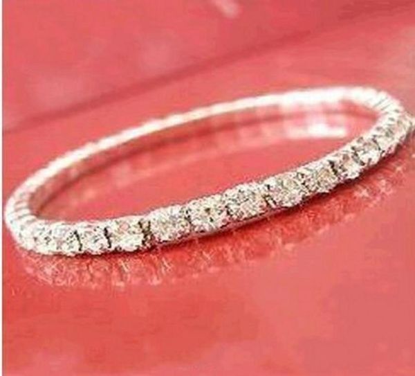sparkle women prom party dresses bride wear elastic 2019 sliver plated crystal bangle bridal bracelets wedding bridal party 3127790, White
sparkle women prom party dresses bride wear elastic 2019 sliver plated crystal bangle bridal bracelets wedding bridal party 3127790, White