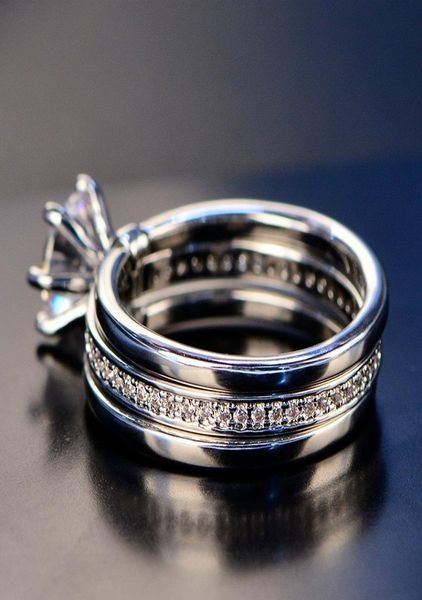 7mm round white 4a zircon ring set genunie 925 silver jewelry classic promise bridal engagement wedding rings1858596, Slivery;golden
7mm round white 4a zircon ring set genunie 925 silver jewelry classic promise bridal engagement wedding rings1858596, Slivery;golden