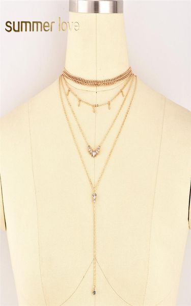 new fashion crystal pendant necklace for women gold alloy bohemian style multilayer chain necklace fashion jewelry gift2942402, Silver
new fashion crystal pendant necklace for women gold alloy bohemian style multilayer chain necklace fashion jewelry gift2942402, Silver