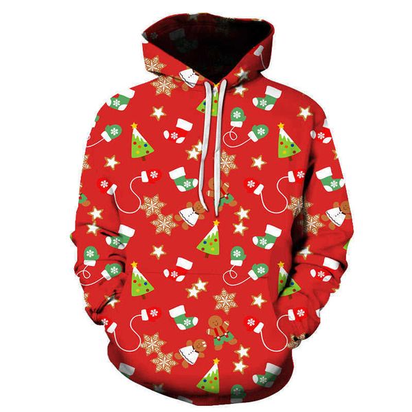 2021 spring and autumn new men's hoodie christmas 3d full body print personalized trendy top, Black
2021 spring and autumn new men's hoodie christmas 3d full body print personalized trendy top, Black