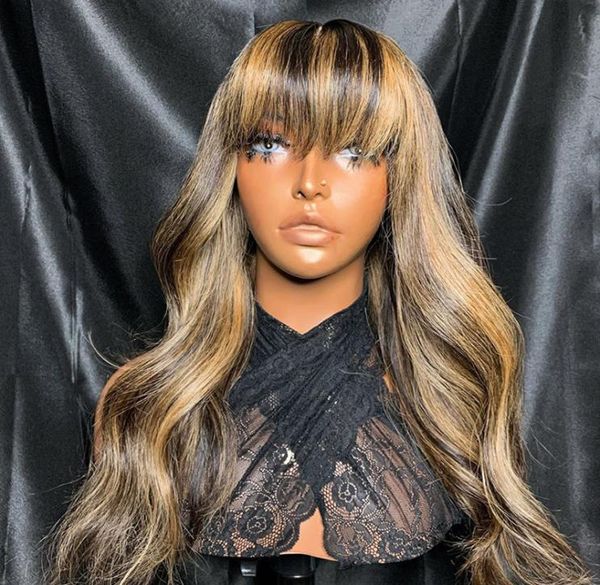 ombre highlight fringe wig 5x5 silk wig loose body wave wig 150 human hair wigs for women with bangs brazilian remy9293170, Black;brown
ombre highlight fringe wig 5x5 silk wig loose body wave wig 150 human hair wigs for women with bangs brazilian remy9293170, Black;brown