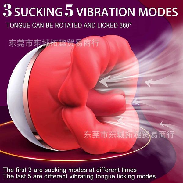 new female red rose egg skipping toy da tongue sucking
new female red rose egg skipping toy da tongue sucking