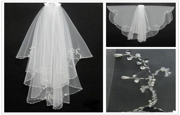 fashion white ivory 2019 short two layers bridal veils wedding accessories beaded edge crystal bridal accesories6256249, Black
fashion white ivory 2019 short two layers bridal veils wedding accessories beaded edge crystal bridal accesories6256249, Black