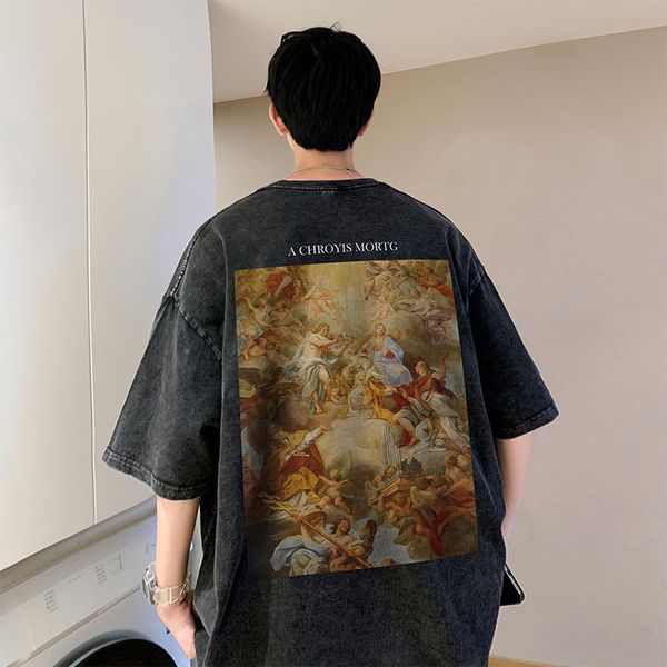 men s t shirts vintage washed color mens tshirts graphic printing tee shirt man women casual short sleeve big size clothing 230629, White;black
men s t shirts vintage washed color mens tshirts graphic printing tee shirt man women casual short sleeve big size clothing 230629, White;black