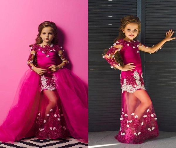 pink girls pageant party dresses mermaid long sleeves detachable train applique pageant prom formal first communion dress2068776, White;red
pink girls pageant party dresses mermaid long sleeves detachable train applique pageant prom formal first communion dress2068776, White;red