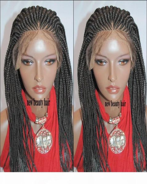 180density handmade lace frontal cornrow wig africa american women style box braid wig crochet braids lace front wig with baby hai5135116, Black
180density handmade lace frontal cornrow wig africa american women style box braid wig crochet braids lace front wig with baby hai5135116, Black