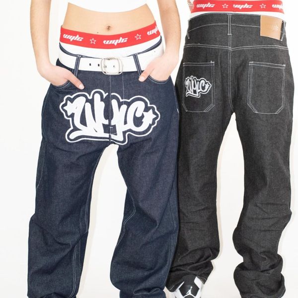 women s jeans y2k baggy jeans vintage men women streetwear baggy black print straight leg pants fashion low waist denim trousers 230629, Blue
women s jeans y2k baggy jeans vintage men women streetwear baggy black print straight leg pants fashion low waist denim trousers 230629, Blue